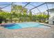 Relaxing screened pool and spa area at 101 Brookover Ln, Brandon, FL 33511