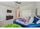 Second bedroom with ample closet space and window at 101 Brookover Ln, Brandon, FL 33511