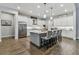 Spacious kitchen with stainless steel appliances and large island at 101 Brookover Ln, Brandon, FL 33511