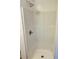 Clean shower stall with a single shower head at 10642 Shalimar St, New Port Richey, FL 34654