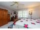 Bright bedroom with a comfortable bed and ample closet space at 3006 Bolt Dr, Palm Harbor, FL 34685