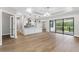 Open living space with kitchen and view to the backyard at 4047 Southern Valley Loop, Brooksville, FL 34601