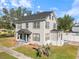 Charming two-story home featuring a welcoming front porch and a well-manicured lawn at 500 53Rd S St, St Petersburg, FL 33707