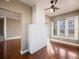 Spacious living area features hardwood floors, a fireplace and a seamless open layout at 500 53Rd S St, St Petersburg, FL 33707