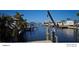Private boat dock with lift and canal access at 8525 42Nd N Ave, St Petersburg, FL 33709