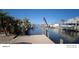 Private dock with boat lift on a canal at 8525 42Nd N Ave, St Petersburg, FL 33709
