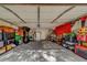Two-car garage with washer, dryer, and ample storage at 140 Meadowlark Dr, Safety Harbor, FL 34695