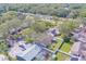 Aerial view showcasing home and neighborhood landscape at 140 Meadowlark Dr, Safety Harbor, FL 34695