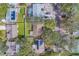 Property overview showing home and surrounding houses at 140 Meadowlark Dr, Safety Harbor, FL 34695