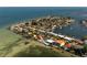 Wide aerial view of waterfront homes and neighborhood at 2599 W Bay Isle Se Dr, St Petersburg, FL 33705