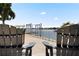Waterfront patio with chairs and tranquil water views at 2599 W Bay Isle Se Dr, St Petersburg, FL 33705