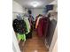 Spacious walk-in closet with ample storage and organization at 6060 Shore S Blvd # 705, Gulfport, FL 33707