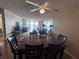 Dining area with water views and seating for six at 6060 Shore S Blvd # 705, Gulfport, FL 33707