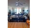 Combined dining and living area with water views at 6060 Shore S Blvd # 705, Gulfport, FL 33707