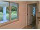 View of backyard from kitchen window at 2452 Nantucket Ter, North Port, FL 34286