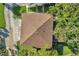 Top-down view of a house with brown asphalt shingle roof at 2937 Bough Ave # D, Clearwater, FL 33760