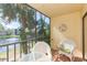 Relaxing screened balcony overlooking a lake at 315 30Th W Ave # B201, Bradenton, FL 34205