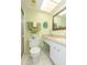Clean bathroom with a single sink vanity and shower at 315 30Th W Ave # B201, Bradenton, FL 34205