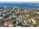 Aerial view showing home's location near the bay at 52 Albemarle Ave, Tampa, FL 33606