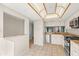 Kitchen with white cabinets, granite counters, and stainless steel appliances at 165 Lakeview Way # 165, Oldsmar, FL 34677