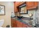 Bathroom with granite countertop and vessel sink at 3887 50Th S Ave, St Petersburg, FL 33711