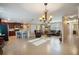 Spacious living room with open floor plan and tile flooring at 3887 50Th S Ave, St Petersburg, FL 33711