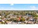 Aerial view of the neighborhood with home featuring a private pool in a community setting at 8019 Cedar Run Dr, Port Richey, FL 34668