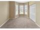 Bedroom with neutral carpet and walls, natural light, and a closet with bifold doors at 10108 Courtney Oaks Cir # 203, Tampa, FL 33619
