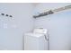 Laundry room with washer, dryer, and storage at 18163 Bridle Club Dr # 18163, Tampa, FL 33647