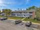 Aerial view of apartment building, parking and surroundings at 2353 Shelley St # 16, Clearwater, FL 33765