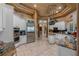 Kitchen with granite countertops and stainless steel appliances at 531 Isleworth Close, Tarpon Springs, FL 34688