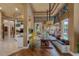 Kitchen with breakfast nook and access to the pool area at 531 Isleworth Close, Tarpon Springs, FL 34688