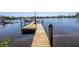 Spacious dock with boat lift and beautiful water views at 838 Monterey Ne Blvd, St Petersburg, FL 33704