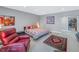 Comfortable bedroom with sitting area and private access to closet at 838 Monterey Ne Blvd, St Petersburg, FL 33704