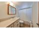 Bathroom with tub, toilet and vanity at 12631 Hobson Simmons Rd, Lithia, FL 33547