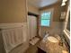 Clean bathroom with granite countertop and tiled shower at 1435 29Th N Ave, St Petersburg, FL 33704