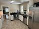 Kitchen with stainless steel appliances and granite countertops at 1435 29Th N Ave, St Petersburg, FL 33704