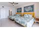 Guest bedroom with two twin beds and ocean views at 16500 Gulf Blvd # 352, North Redington Beach, FL 33708