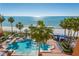 Stunning oceanfront pool and spa with beach access at 16500 Gulf Blvd # 352, North Redington Beach, FL 33708