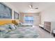 Guest bedroom with two twin beds and ocean views at 16500 Gulf Blvd # 352, North Redington Beach, FL 33708