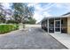 Large backyard, screened patio, and plenty of space for outdoor enjoyment at 24617 Laurel Ridge Dr, Lutz, FL 33559