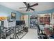 Bright office space with built-in storage and a large work area at 4380 44Th S St, St Petersburg, FL 33711