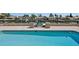 Beautiful in-ground pool with patio and dock access to the water at 4380 44Th S St, St Petersburg, FL 33711