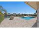 Waterfront home featuring a backyard pool and beautiful views of the canal at 4380 44Th S St, St Petersburg, FL 33711