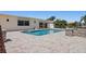 Backyard pool offers private relaxation with an adjacent patio area at 4380 44Th S St, St Petersburg, FL 33711