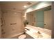 Clean bathroom with tub and shower at 6425 Shoreline Dr # 10503, St Petersburg, FL 33708