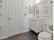 Clean bathroom with modern vanity and fixtures at 131 114Th Ne Ter # 131, St Petersburg, FL 33716
