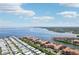 Aerial view of waterfront community with many homes and boat access at 18675 Us Highway 19 N # 488, Clearwater, FL 33764