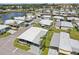Aerial view of waterfront mobile home community at 18675 Us Highway 19 N # 488, Clearwater, FL 33764