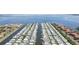 Aerial view of a canal-front mobile home community at 18675 Us Highway 19 N # 488, Clearwater, FL 33764